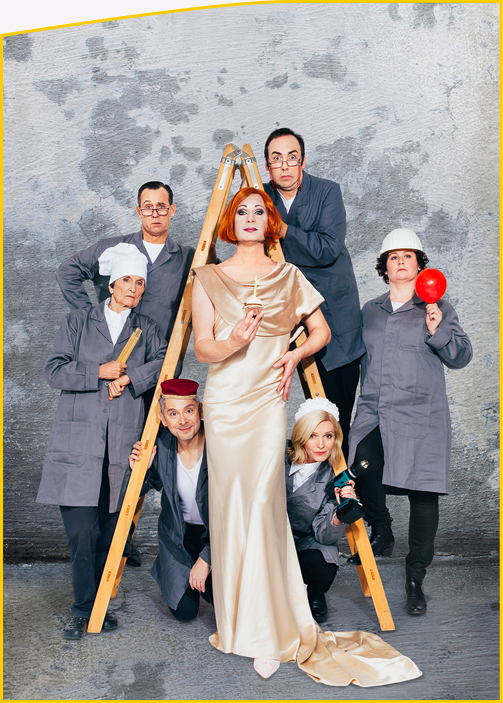 Eva D. in Hotel Tschauner: Die Baustelle Eva D. in Hotel Tschauner/Die Baustelle - Flyer